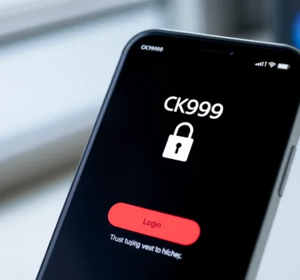 Secure CK999 login screen on smartphone highlighting easy access to casino and betting features for quick user sign-in