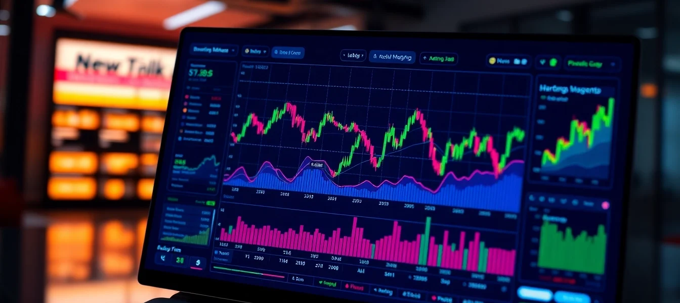 Visual of the aicoin官网 platform displaying live cryptocurrency charts and market alerts for seamless trading.