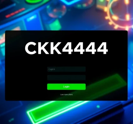 Efficient ck4444 com login interface on a sleek device display highlighting seamless user access and vibrant gaming visuals for online bettors.