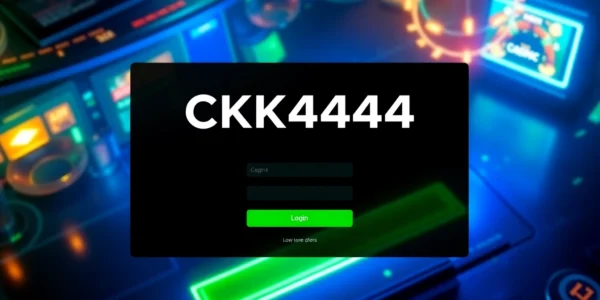 Efficient ck4444 com login interface on a sleek device display highlighting seamless user access and vibrant gaming visuals for online bettors.