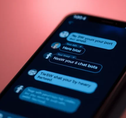 Engaging scene of a smartphone screen showcasing a vibrant nsfw ai chat conversation, emphasizing unfiltered digital intimacy and AI companionship for screen readers.