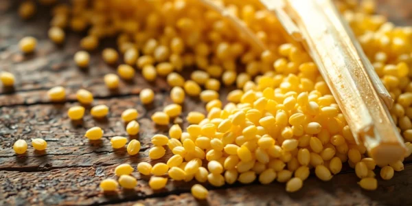 High-quality fennel seeds captured in close-up, displaying their texture and aroma for culinary